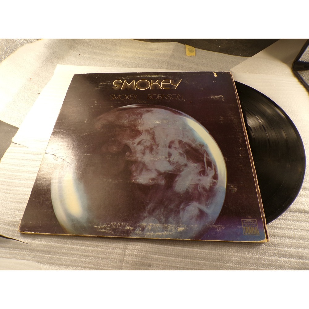 Smokey Robinson Smokey Vinyl LP Tamla T6-328S1 1973 Soul R&B Sweet Harmony